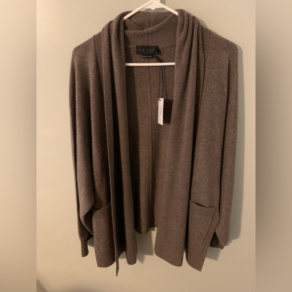 🆕 nwt hatch nurse to nest wrap cardigan 1 small wool cashmere